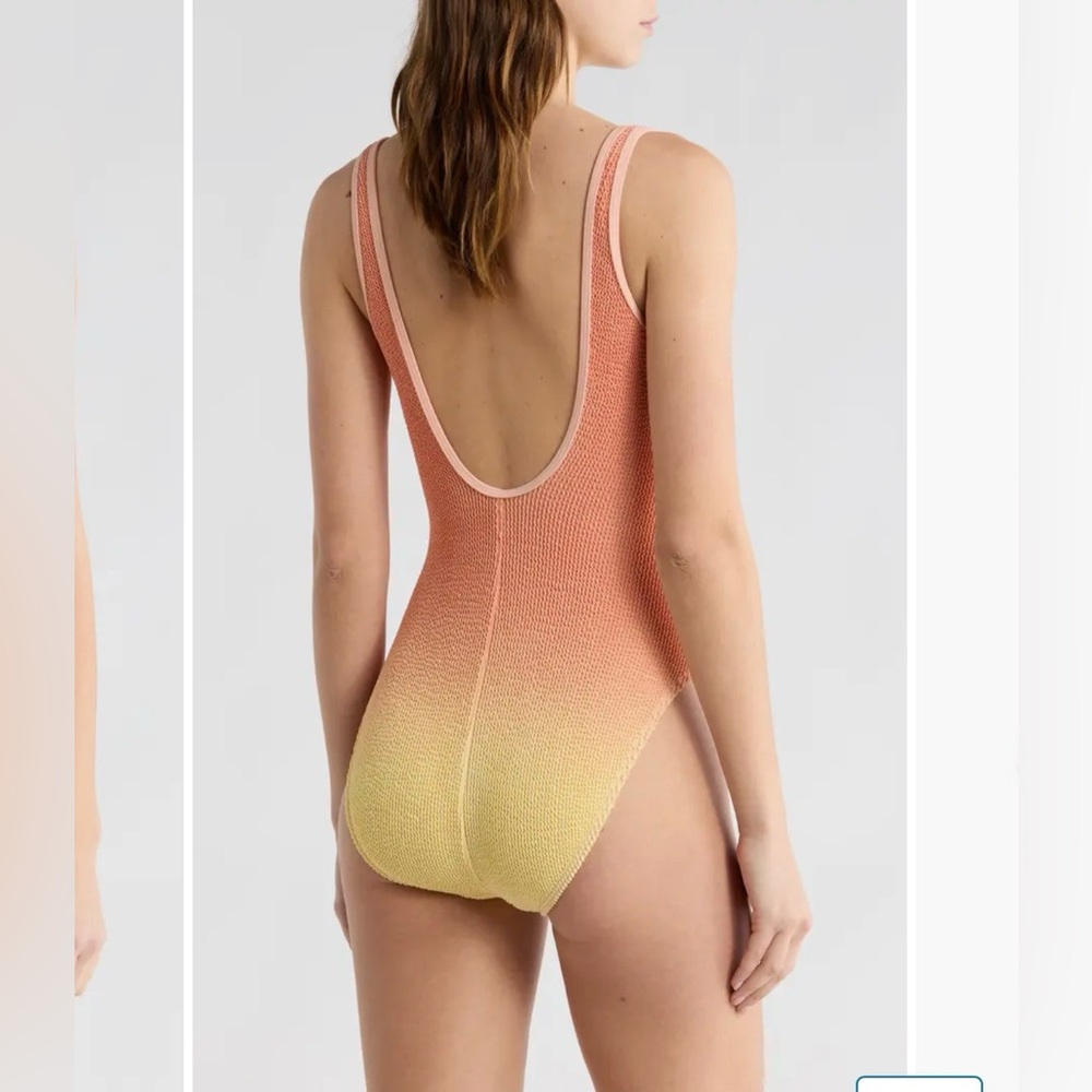 Good American Always Fits Ombre Swimsuit, Peach Ring, Nee With Tags - Picture 2 of 11